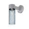 Besa Lighting Juni 10 Outdoor Sconce, Blue Bubble, Silver Finish, 1x60W Incandescent JUNI10BL-WALL-SL - alternate 1